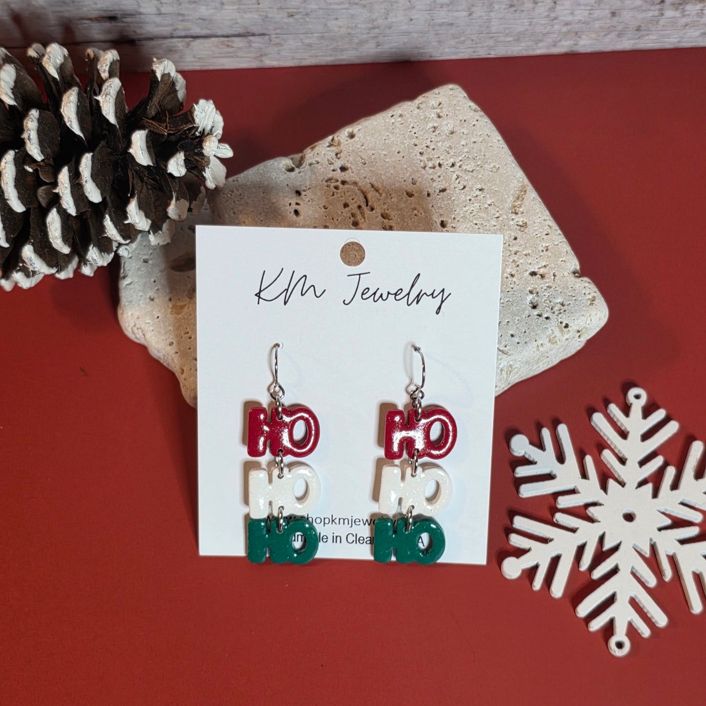Ho Ho Ho | Clay | Earring
