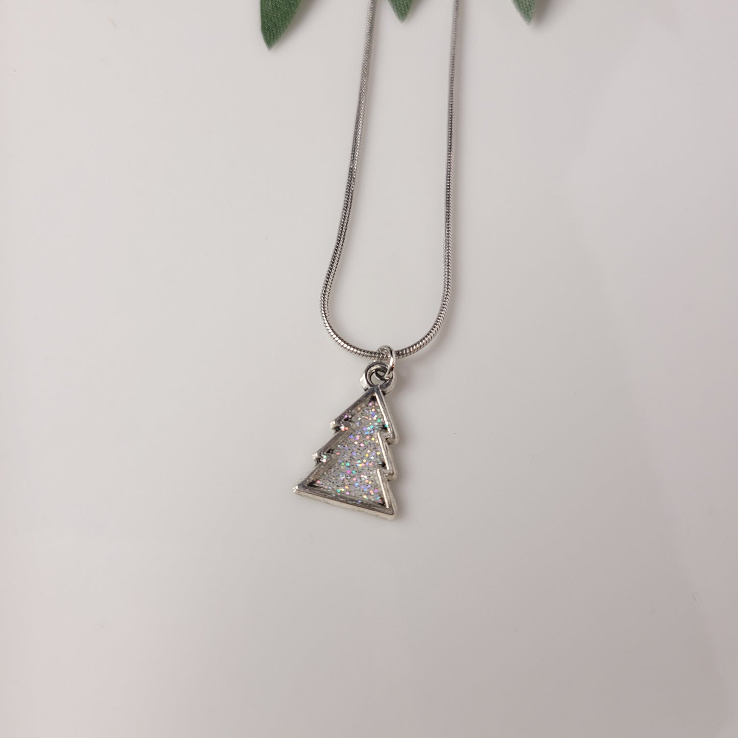 Tree | Necklace | Glitter | Resin