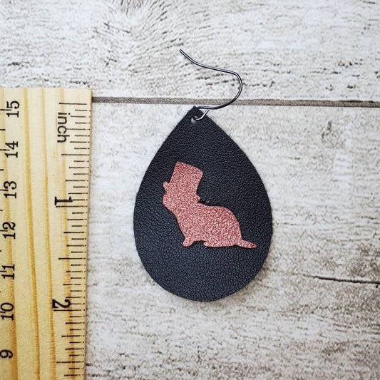 Groundhog | Shadow | Earrings | Faux