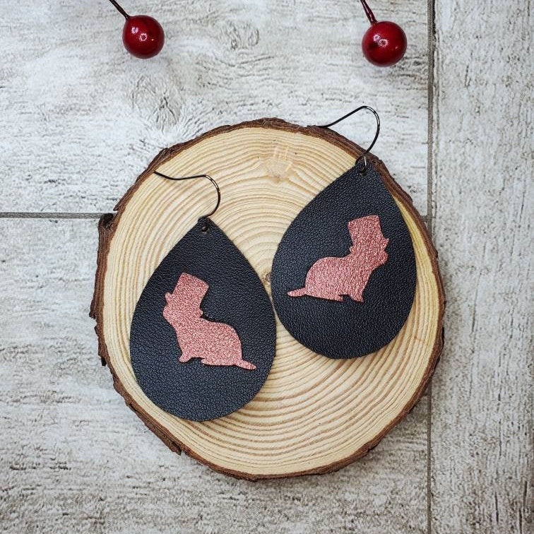 Groundhog | Shadow | Earrings | Faux