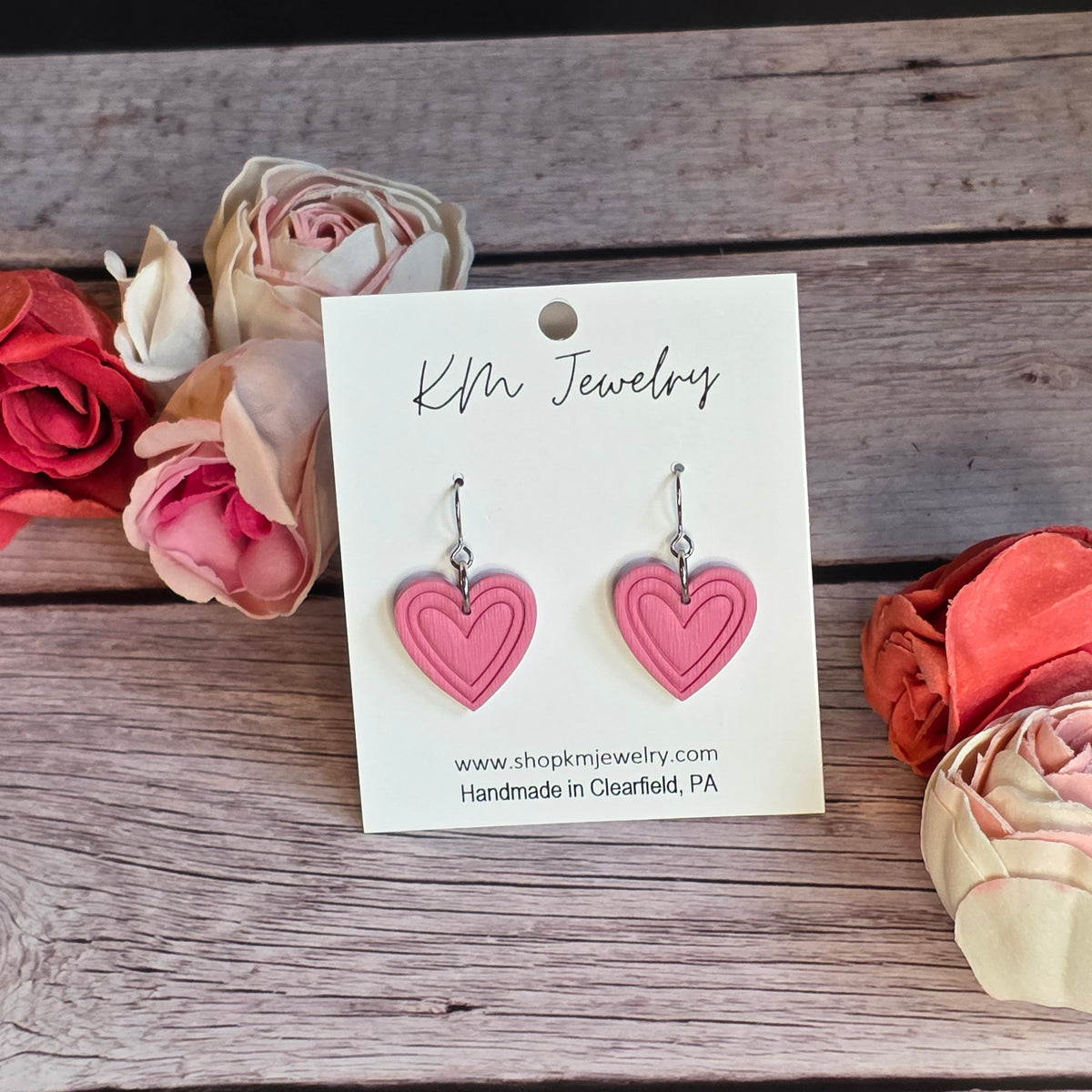 Small Heart | Pink Sands | Txtr | Silver