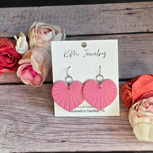 Heart Fan | Pink Sands | Silver