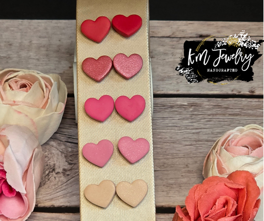 Hearts | Stud | Clay