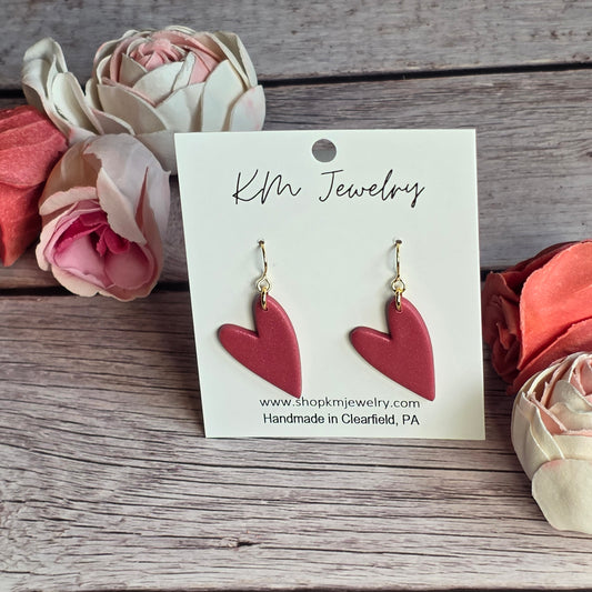 Asymmetric Heart | Cupid's Kiss | Clay