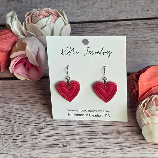 Small Heart | Crimson Crush | Clay