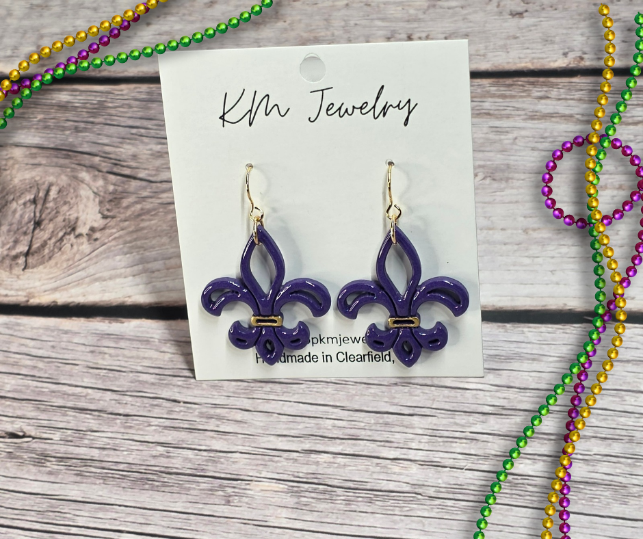Mardi Gras | Fleur De Lis Cutout | Gold