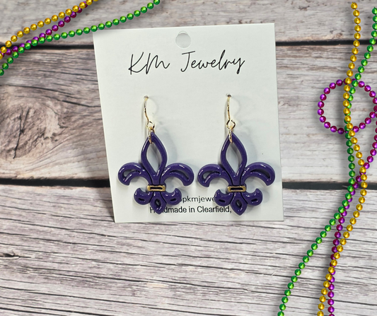 Mardi Gras | Fleur De Lis Cutout | Gold
