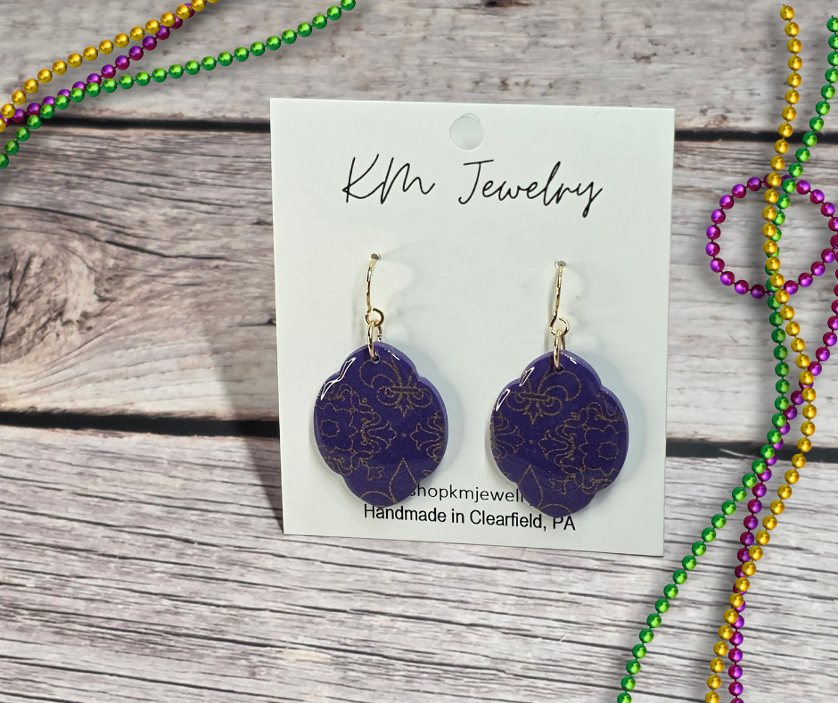Mardi Gras | Fleur De Lis Design | Gold