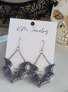 Bat Wings | Clay | Earrings