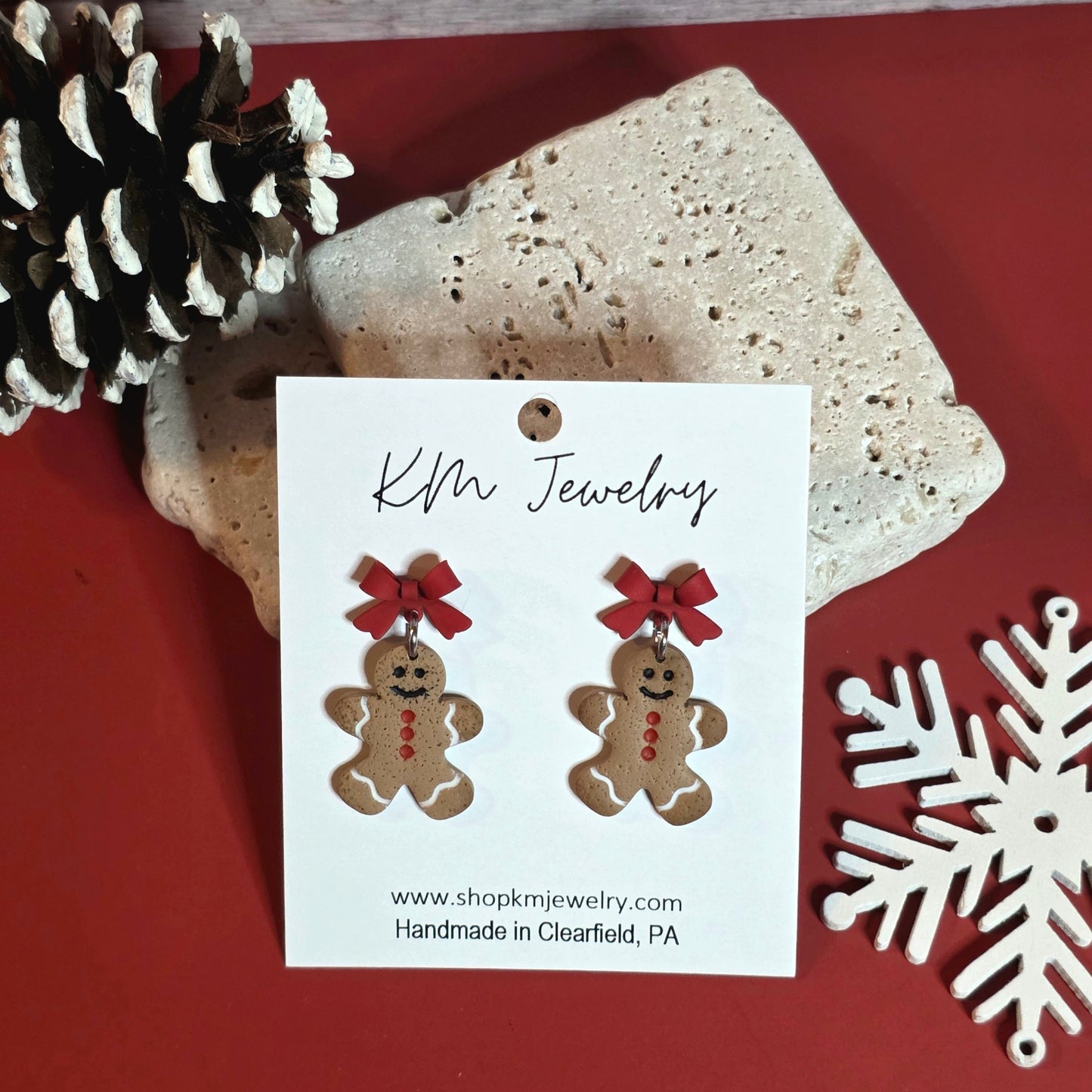 Gingerbread | Clay | Earring