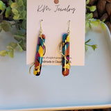 Terrazzo | Bold Colors | Earrings | Clay