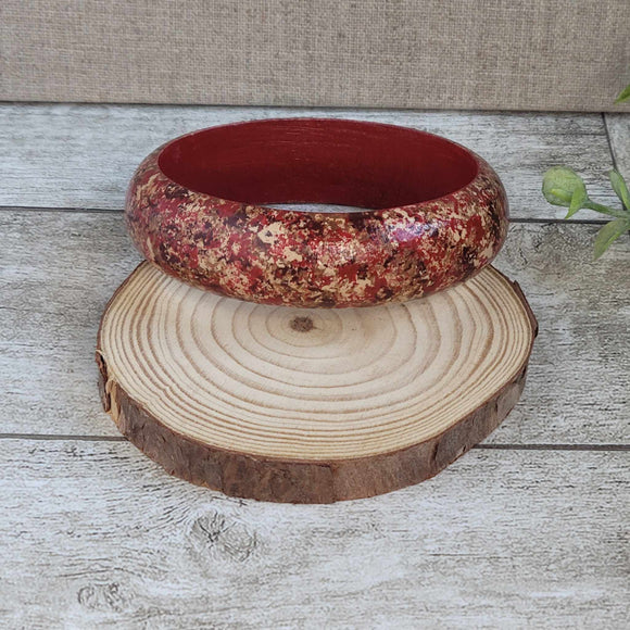 Bangle | Wood | Bracelet | Hand Painted