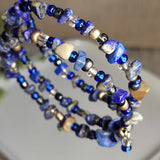 Memory Wire | Bracelet | Gemstones | Beads