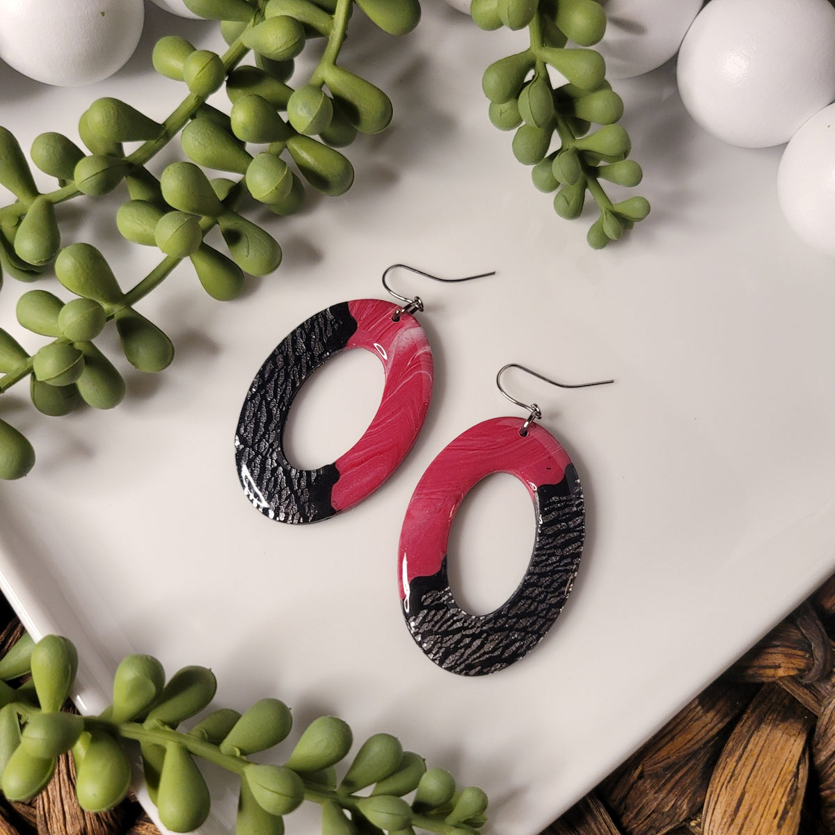 Love Bites | Oval Cutout | Silver | Clay