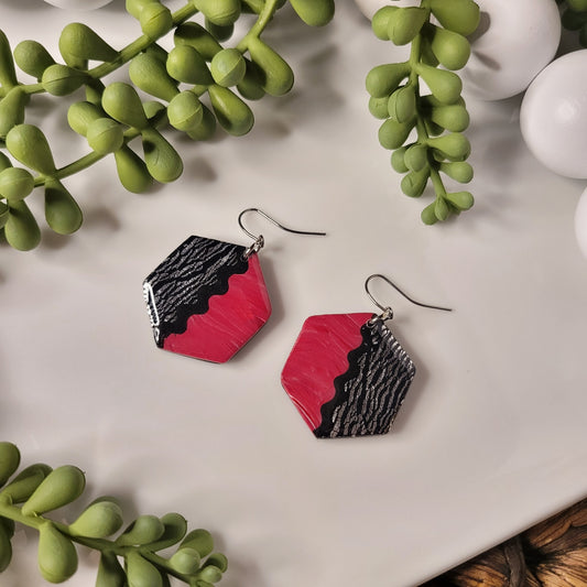 Love Bites | Hexagon | Silver | Clay