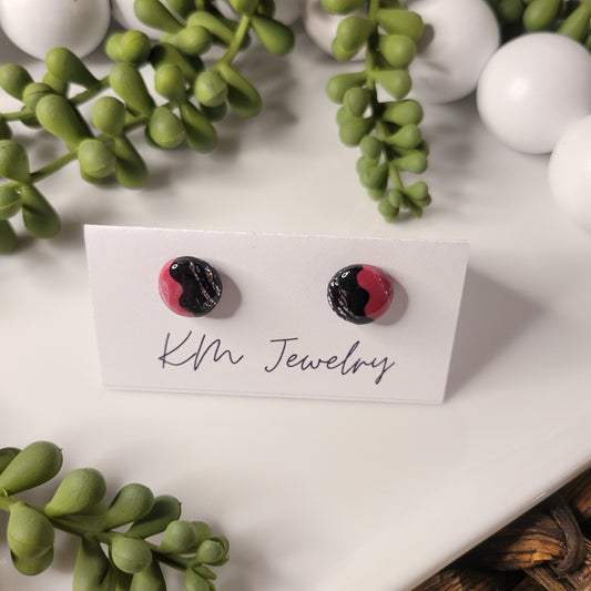 Love Bites | 10mm | Stud | Circle | Clay