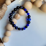 Back the Blue | Gemstone | Stretch Bracelet