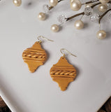 Winter | Ornament | Golden | Sparkle | Clay