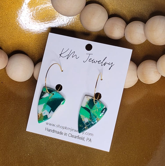 Lucky | Arrow Head | Hoop | Gold | Clay