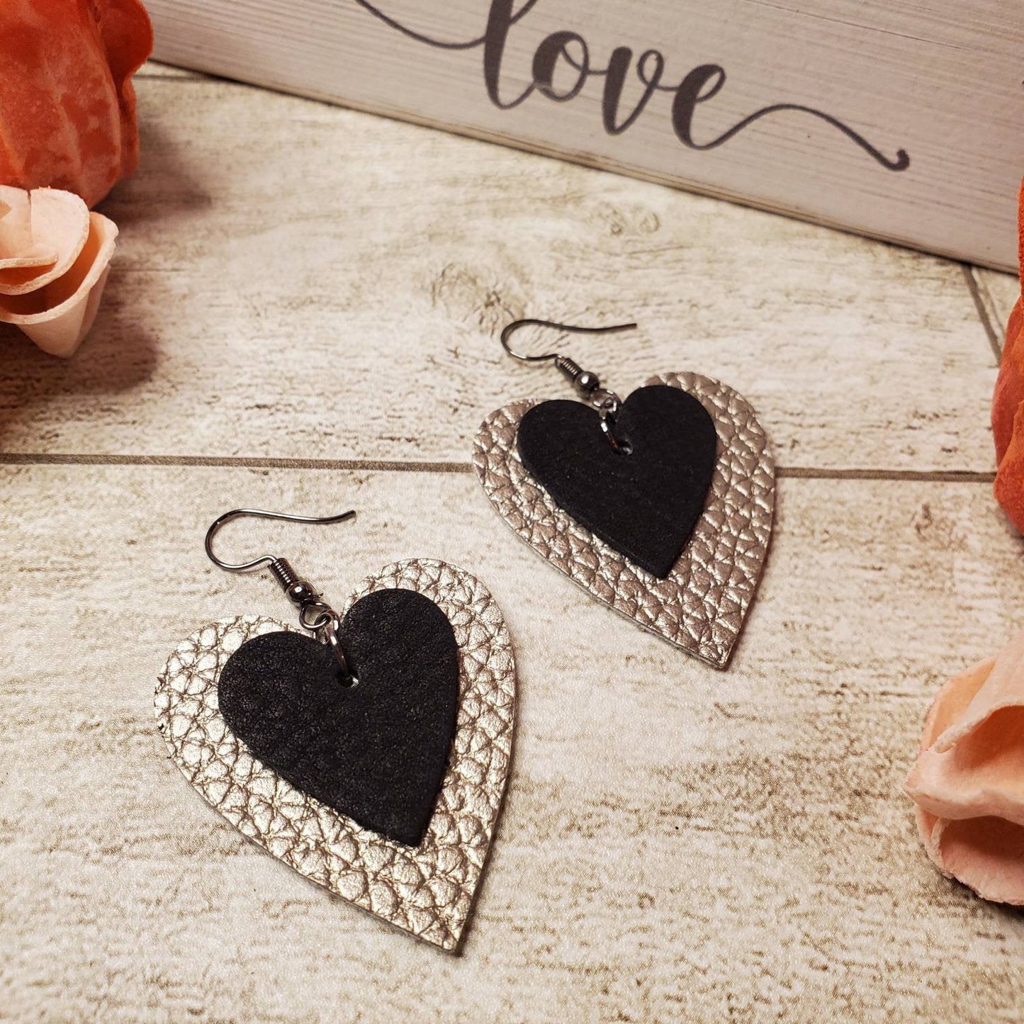 V-Day | Hearts | Faux & Genuine Leather