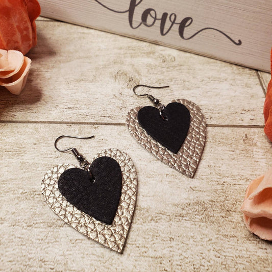 V-Day | Hearts | Faux & Genuine Leather