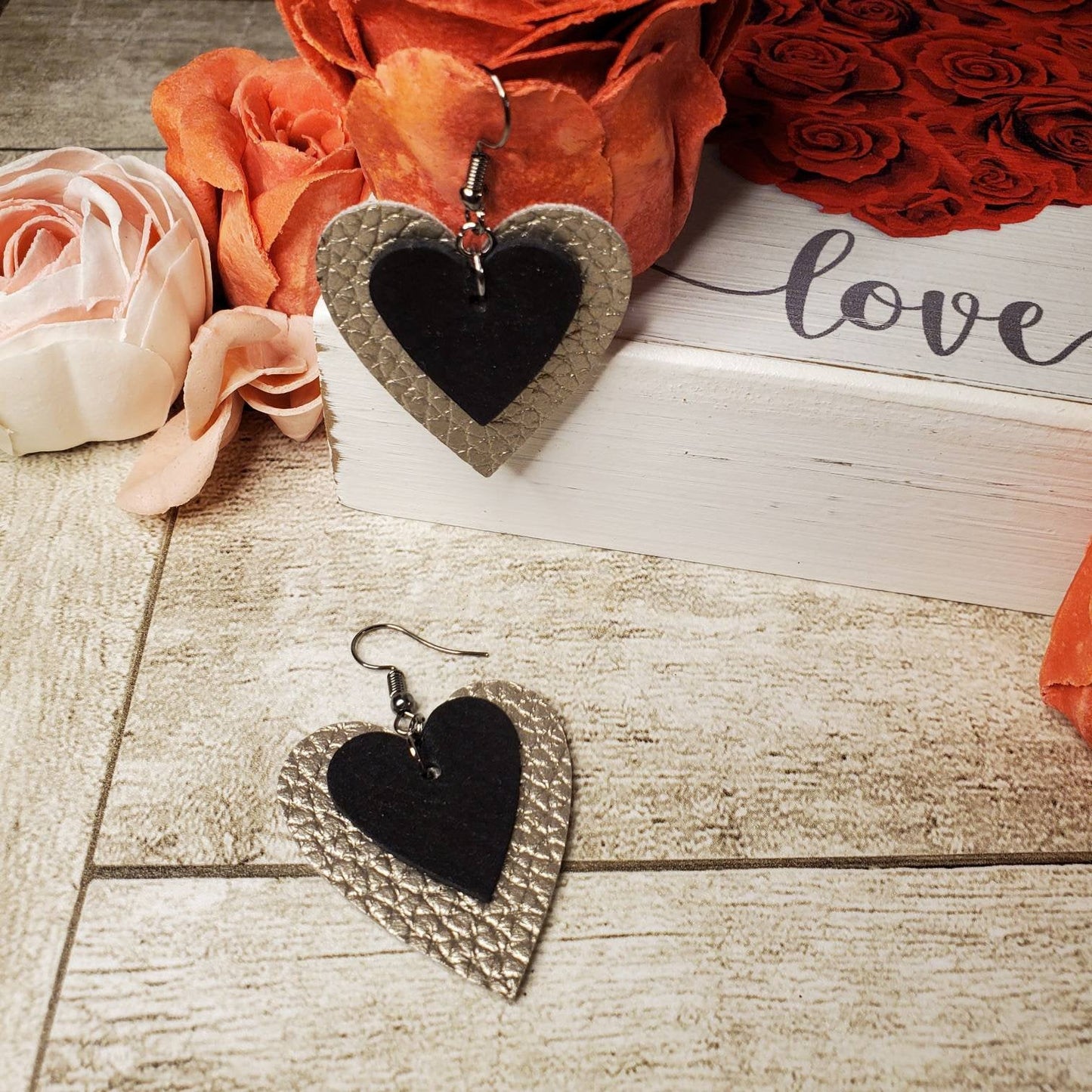 V-Day | Hearts | Faux & Genuine Leather